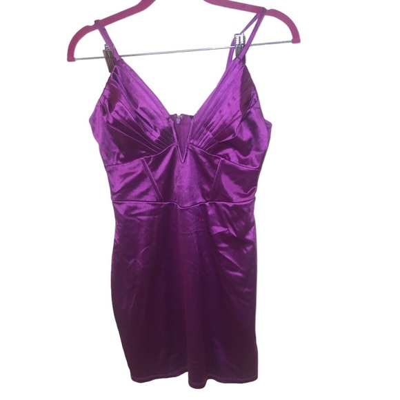 Thirty Thirty sleeveless purple Mini  Dress size S - Picture 1 of 7